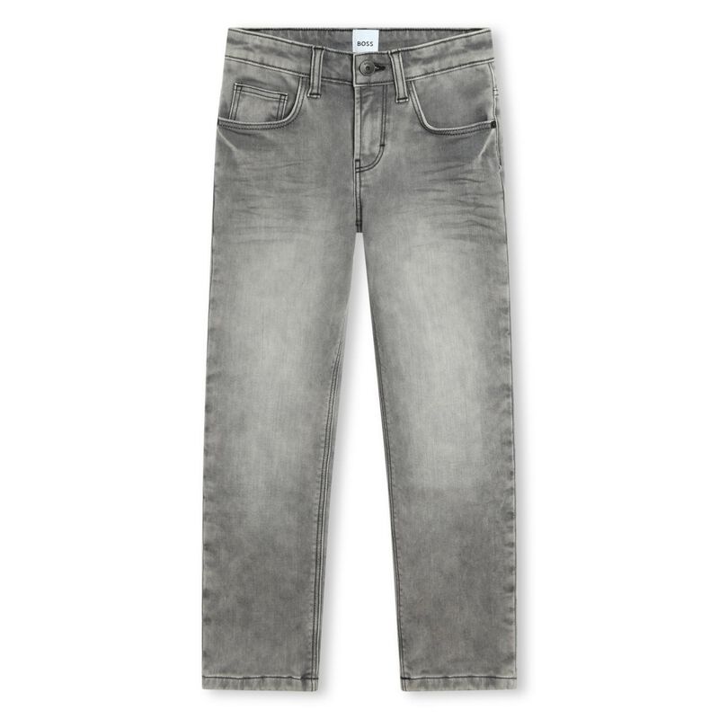 Hugo Boss Embossed Logo Jeans 10 - 16Y image number 0